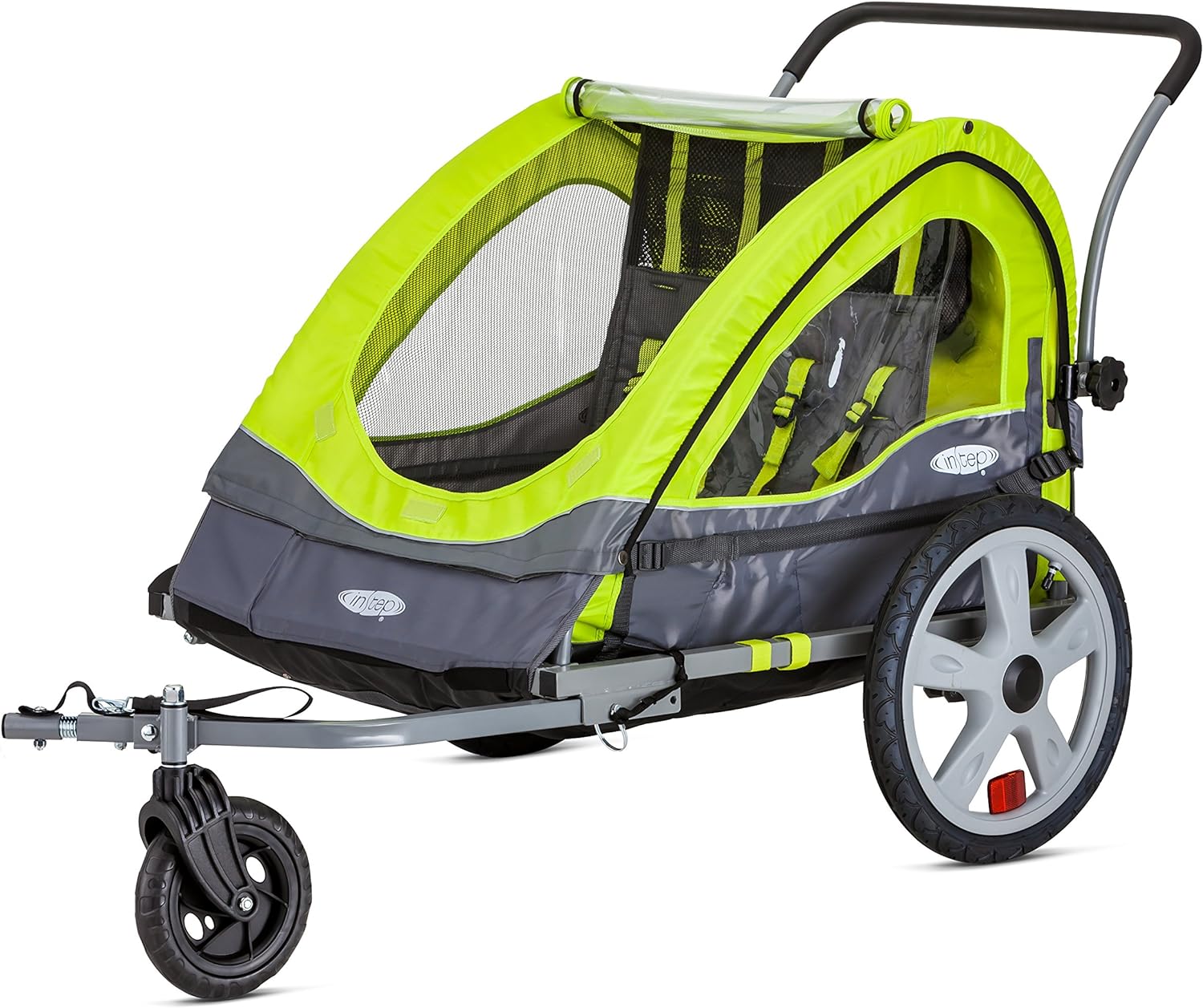 Instep Quick-N-EZ Double Tow Behind Bike Trailer Review